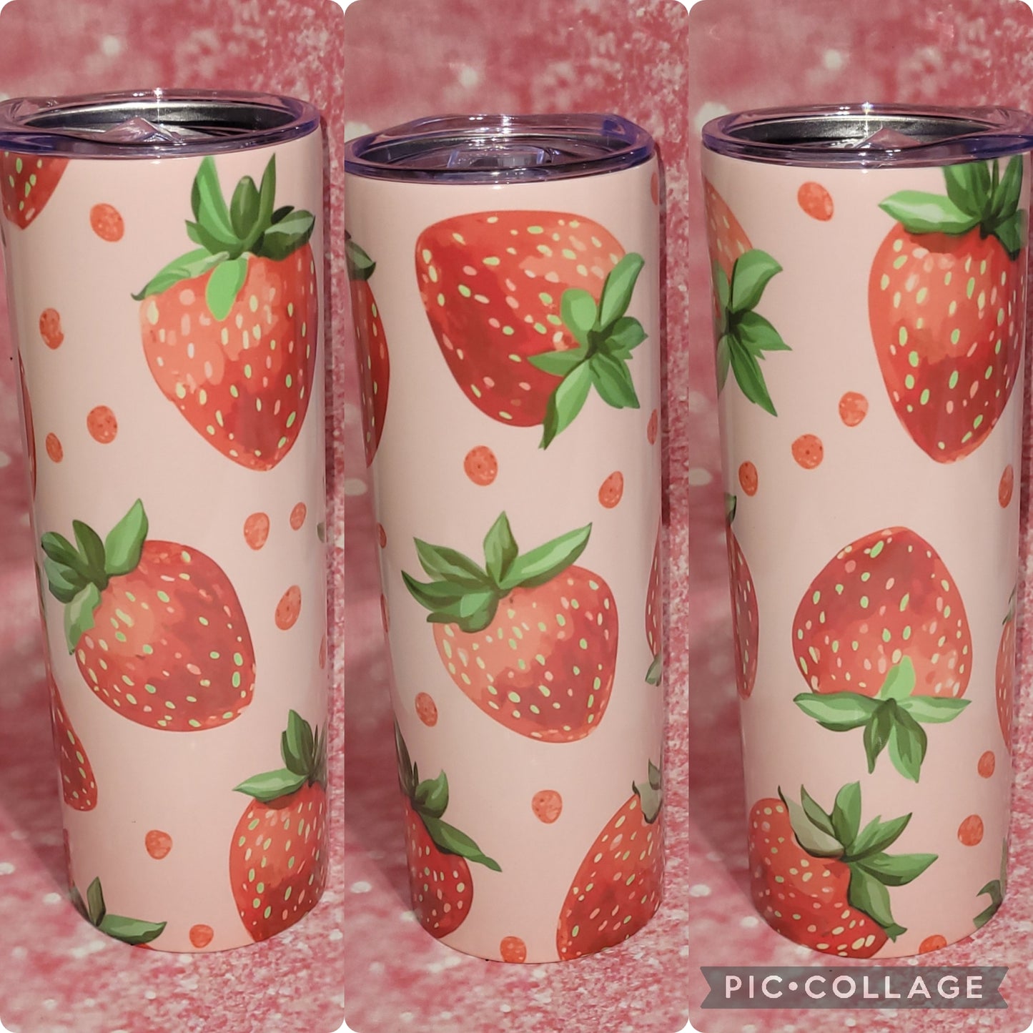Strawberry 20oz Tumbler