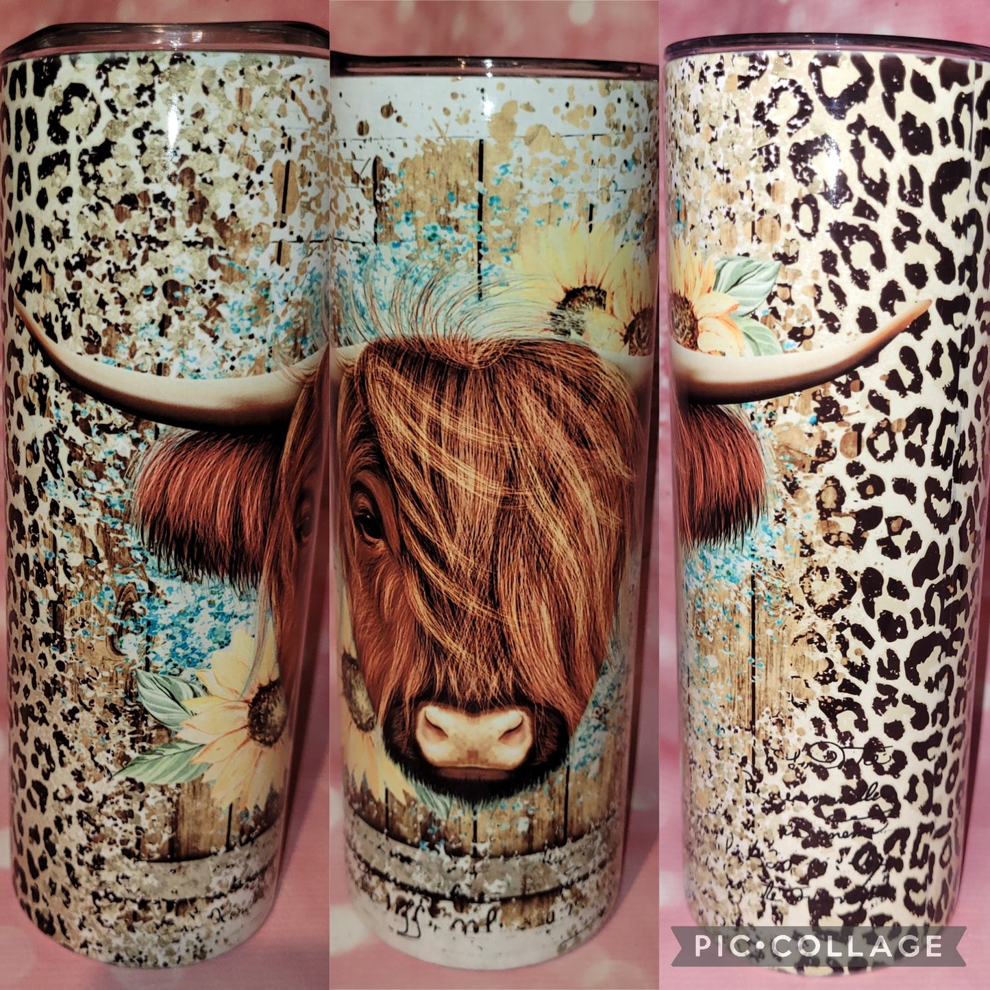 C51 Cheetah Highland Cow 20oz Tumbler