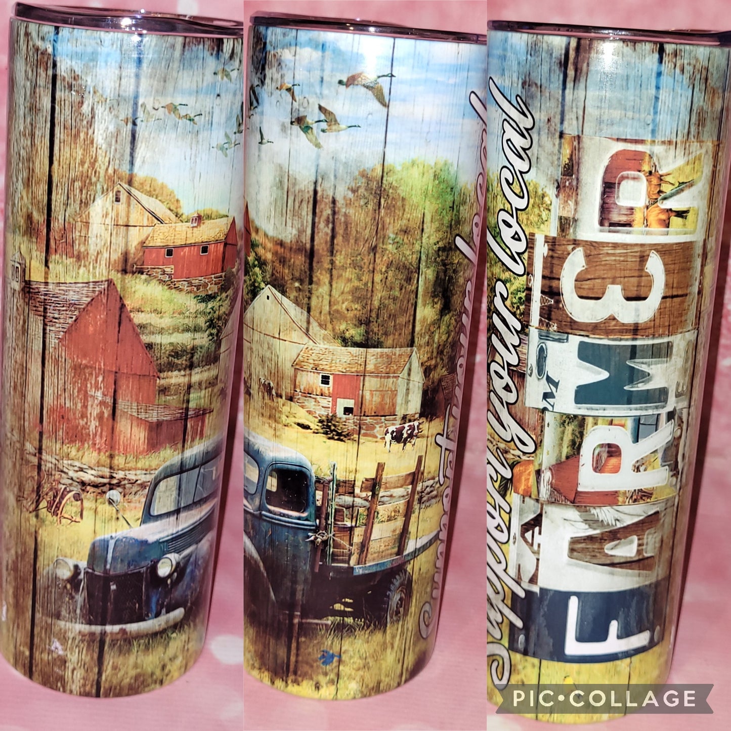 C259 Support Local Farmer 20oz Tumbler