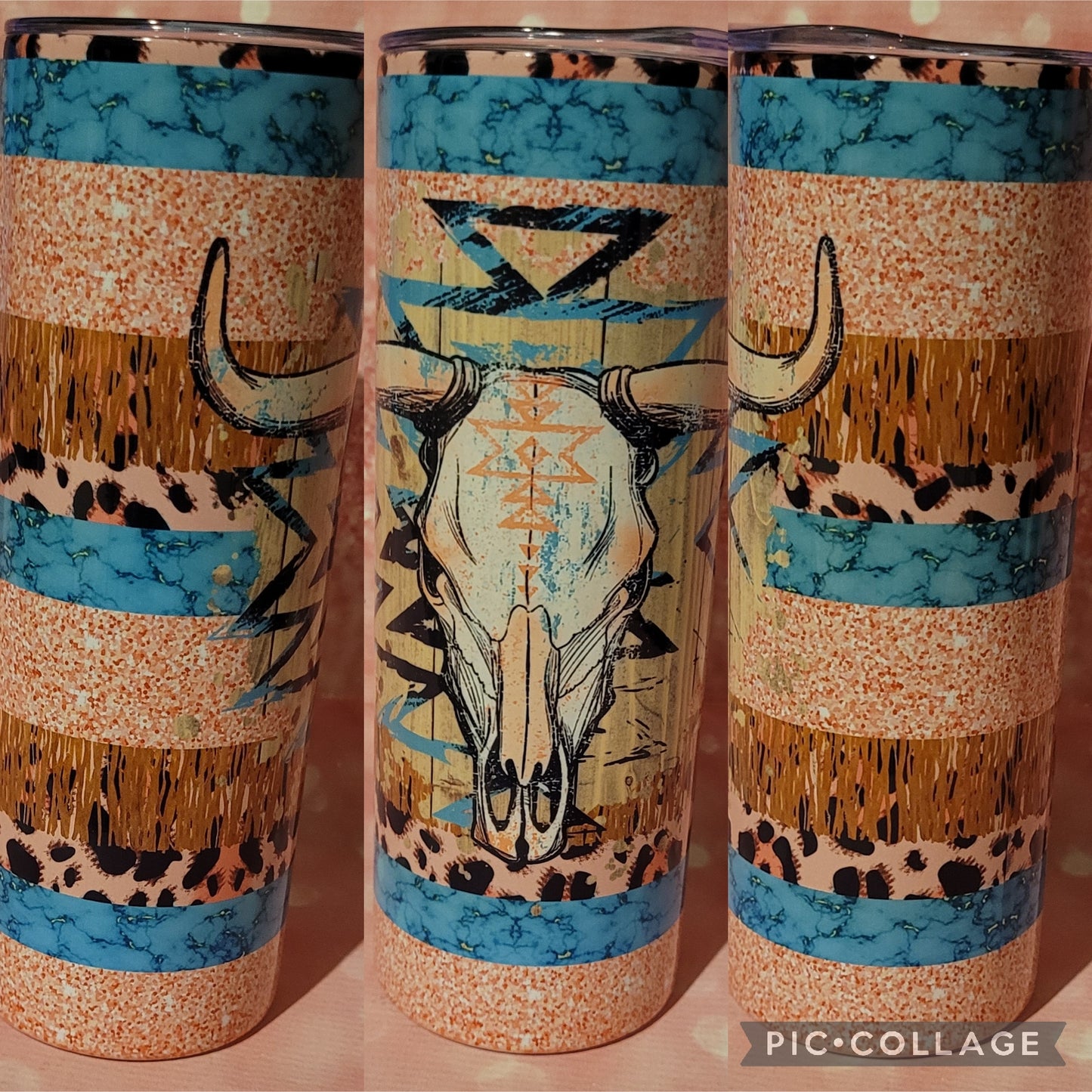 C265 Western Bullskull 20oz Tumbler