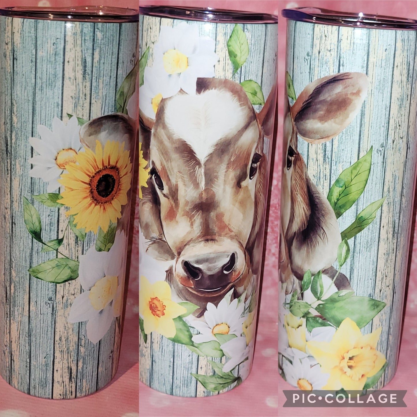 C94 Floral Cow 20oz Tumbler