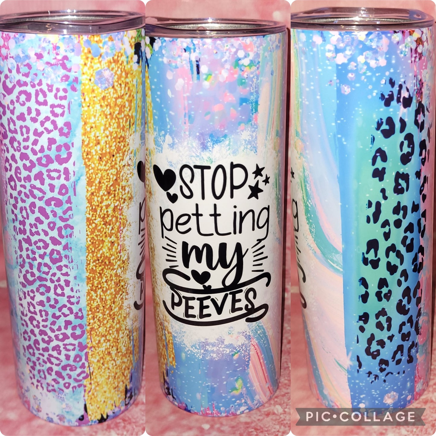 S164 Stop Petting My Peeves 20oz Tumbler