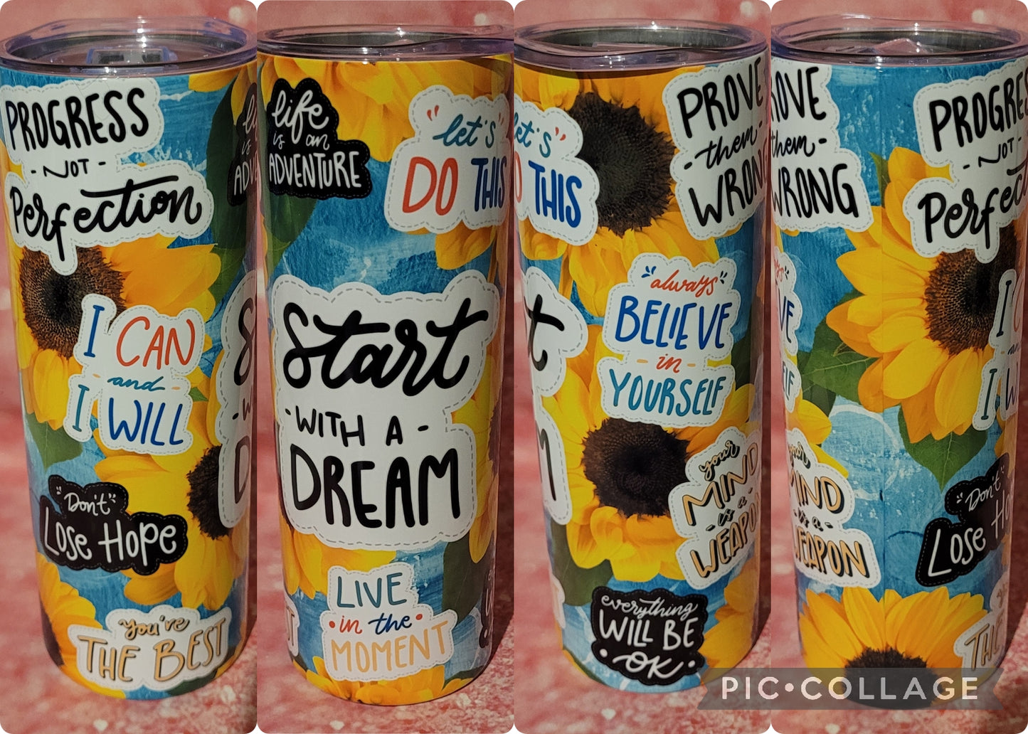 R85 Start With A Dream Affirmation 20oz Tumbler