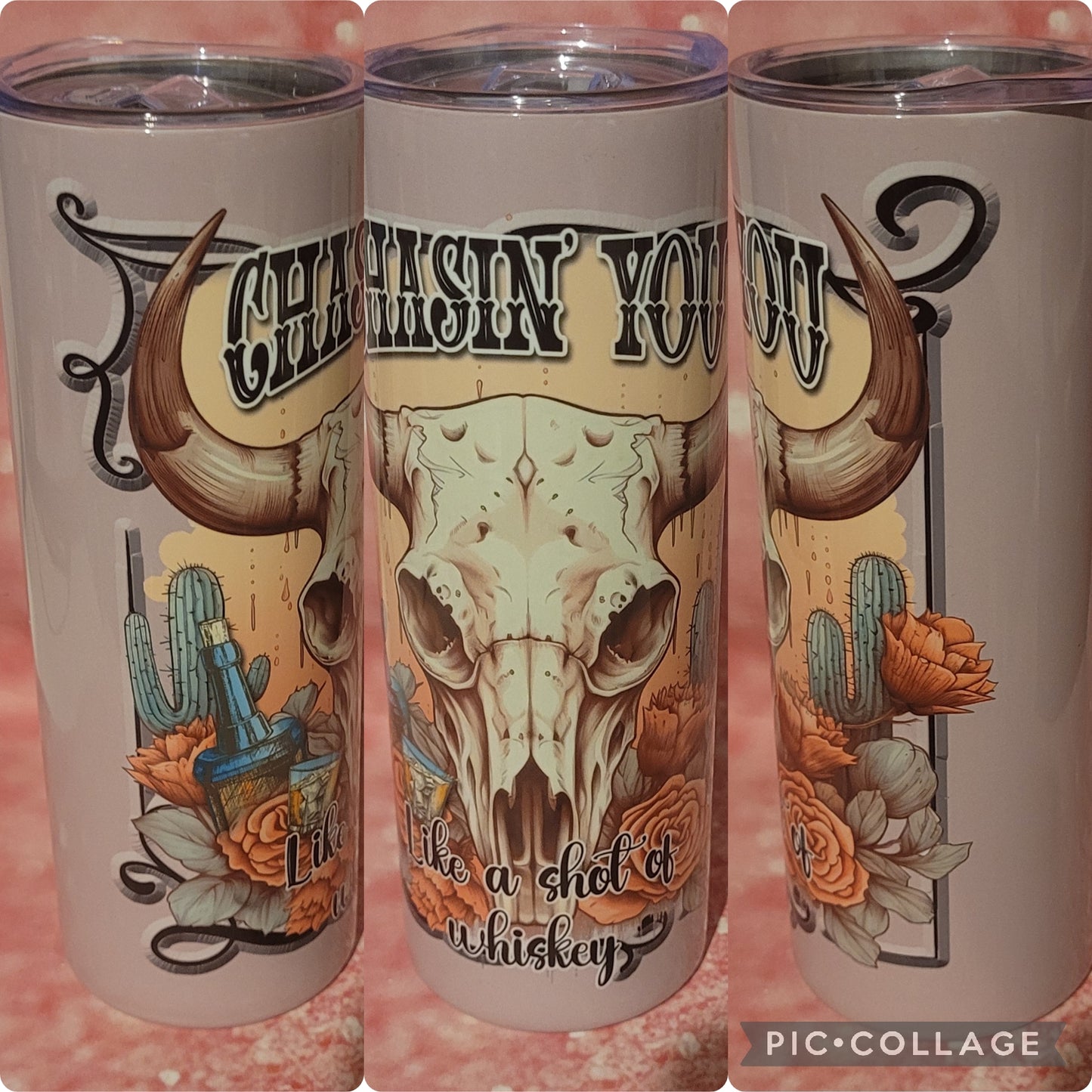 C50 Chasing You Like A Shot Of Whiskey 20oz Tumbler