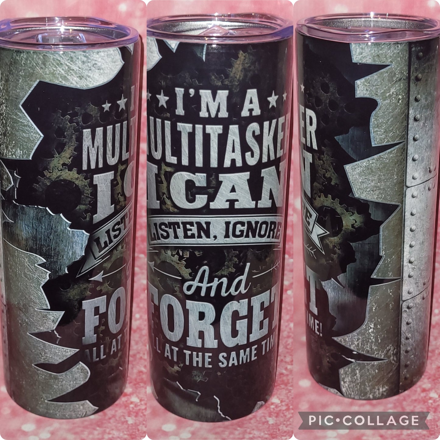 S19 I Am A Multitasker I can Listen, Ignore, And Forget All At The Same Time 20oz Tumbler