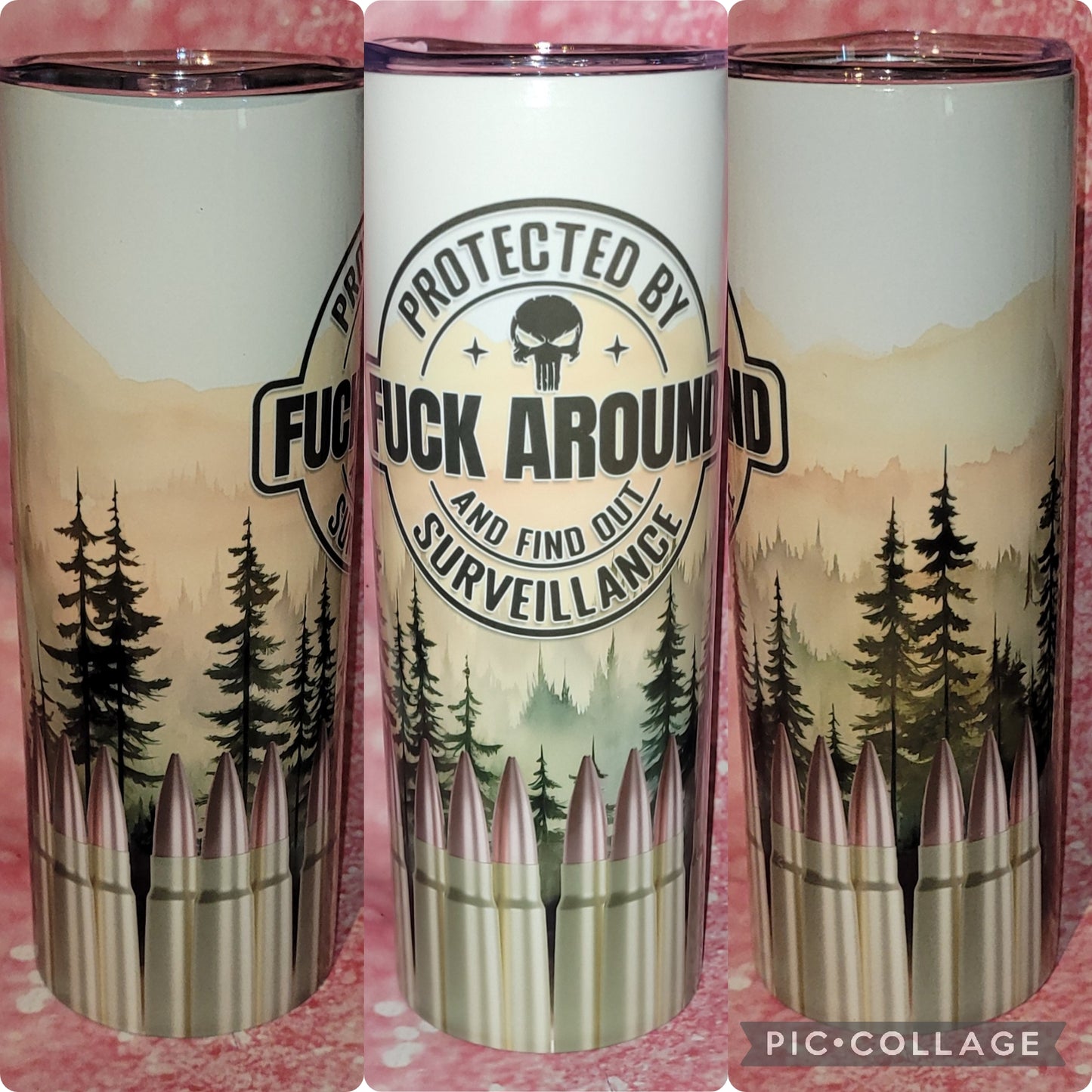 Protected by F Around And Find Out 20oz Tumbler