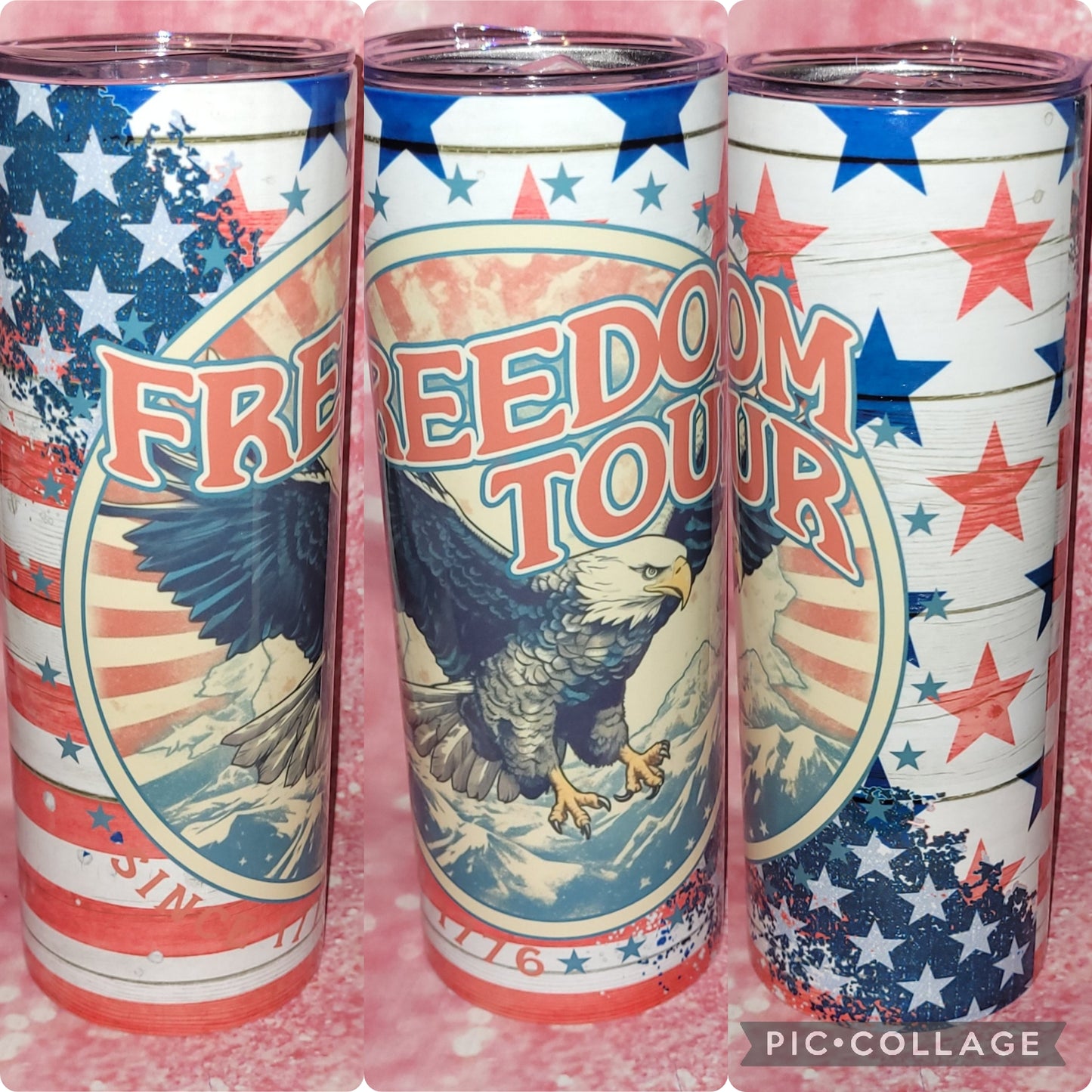 Freedom Tour Patriotic 20oz Tumbler
