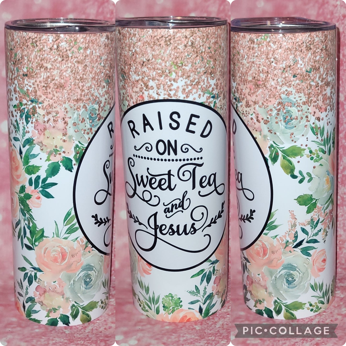 Raised On Sweet Tea And Jesus 20oz Tumbler