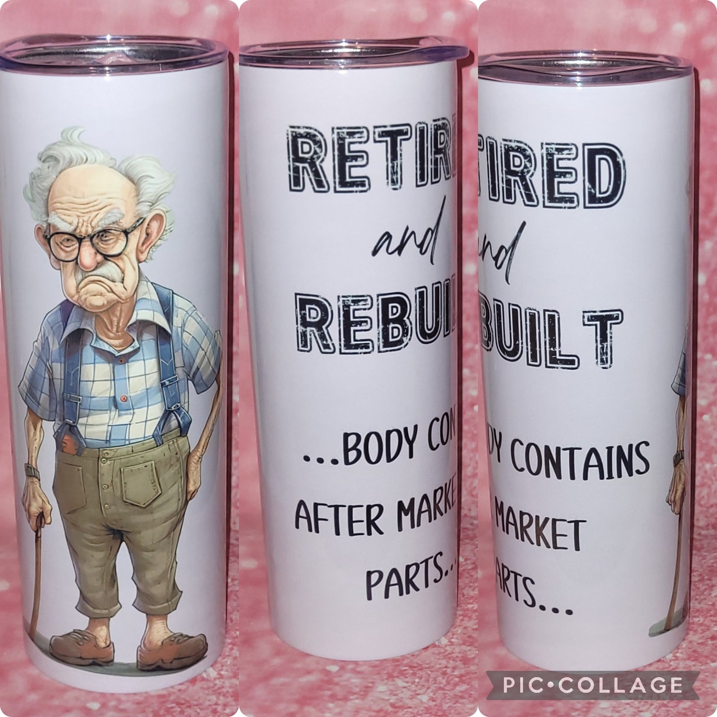 Retired And Rebuilt 20oz Tumbler