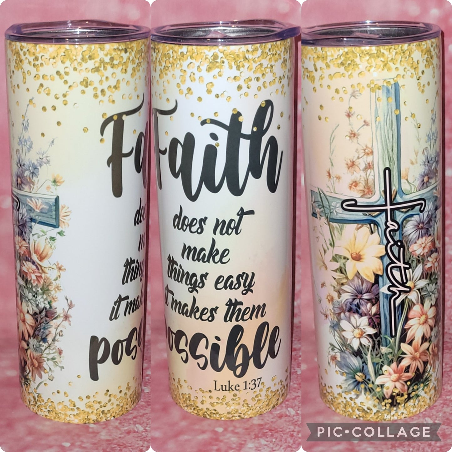 Faith does Not Make Things Easy 20oz Tumbler