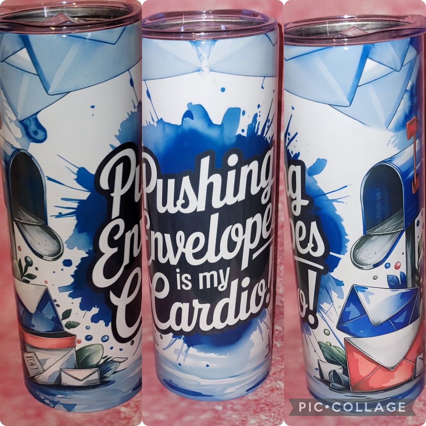 Pushing Envelopes Is My Cardio 20oz Tumbler