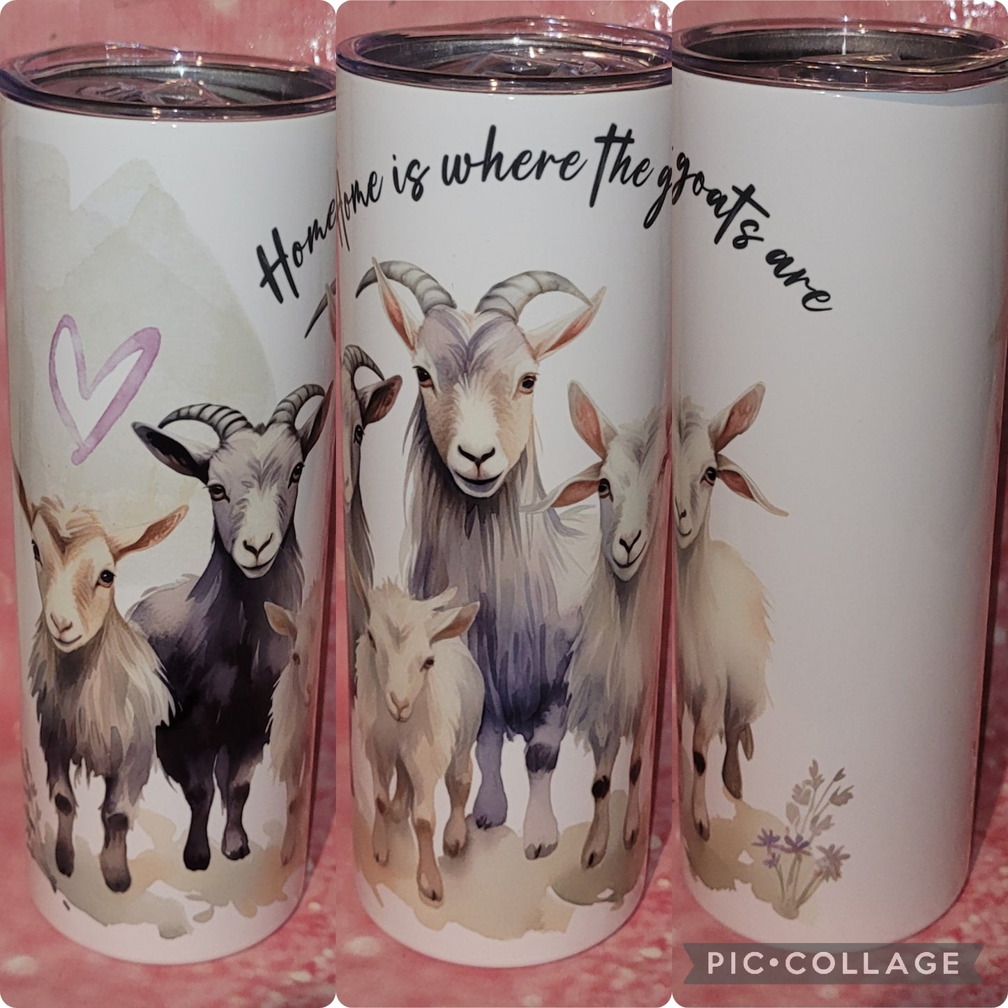 C152 Home Is Where The Goats Are 20oz Tumbler