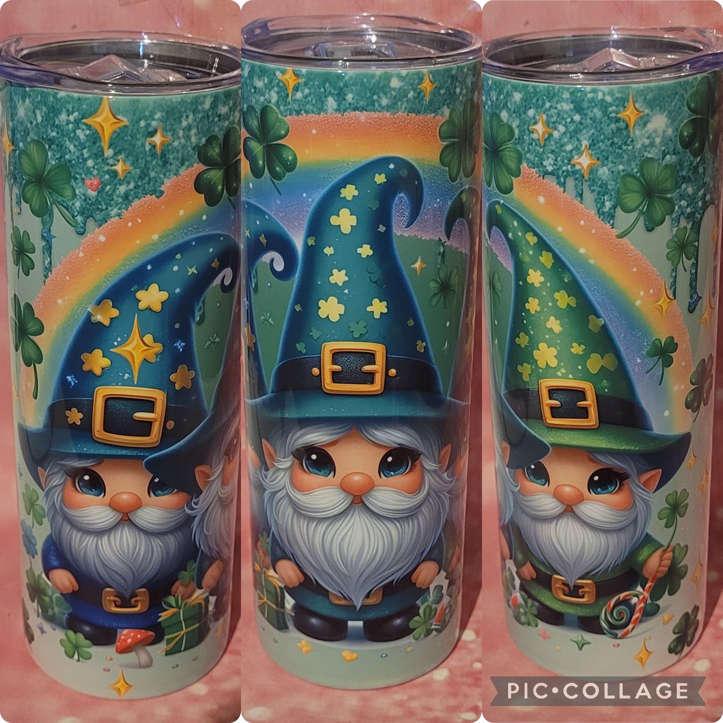 E44 St Patrick's Day Gnome 20oz Tumbler