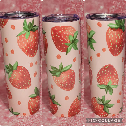 Strawberry 20oz Tumbler