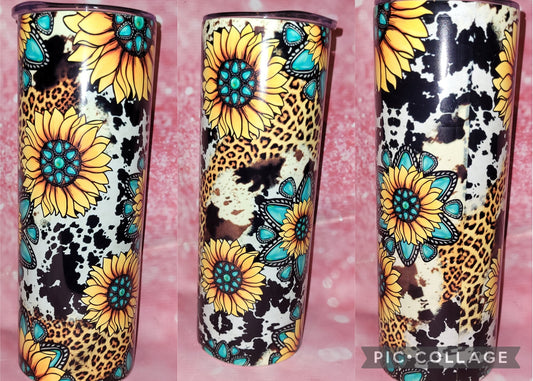 C2 Western Sunflower 20oz Tumbler