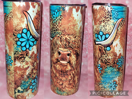 C136 Highland Cow 20oz Tumbler