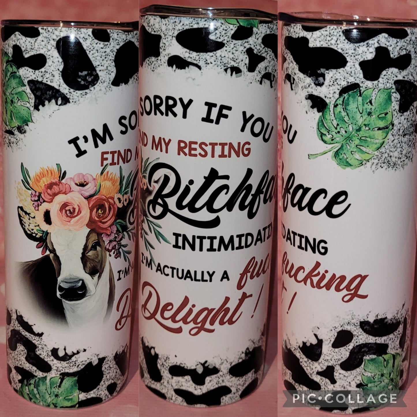 C169 I'm Sorry Highland Cow 20oz Tumbler