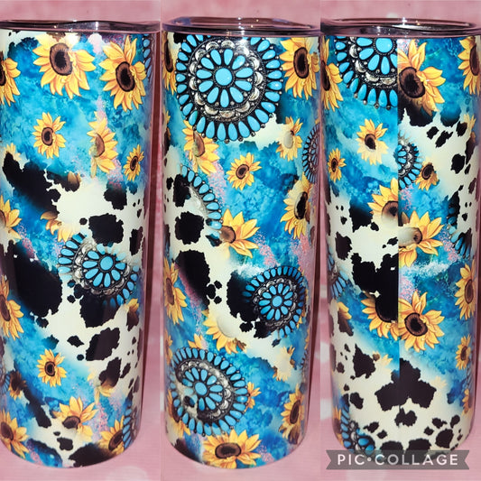 C274 Western Sunflower 20oz Tumbler