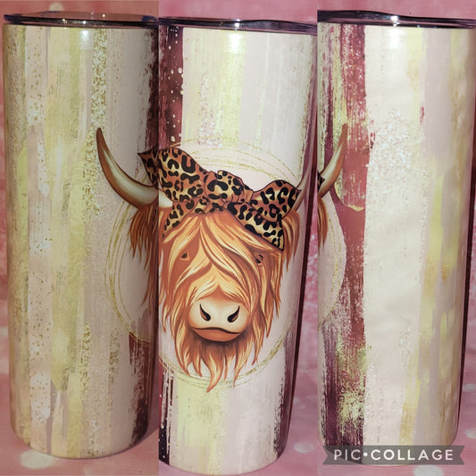 C135 Highland Cow 20oz Tumbler