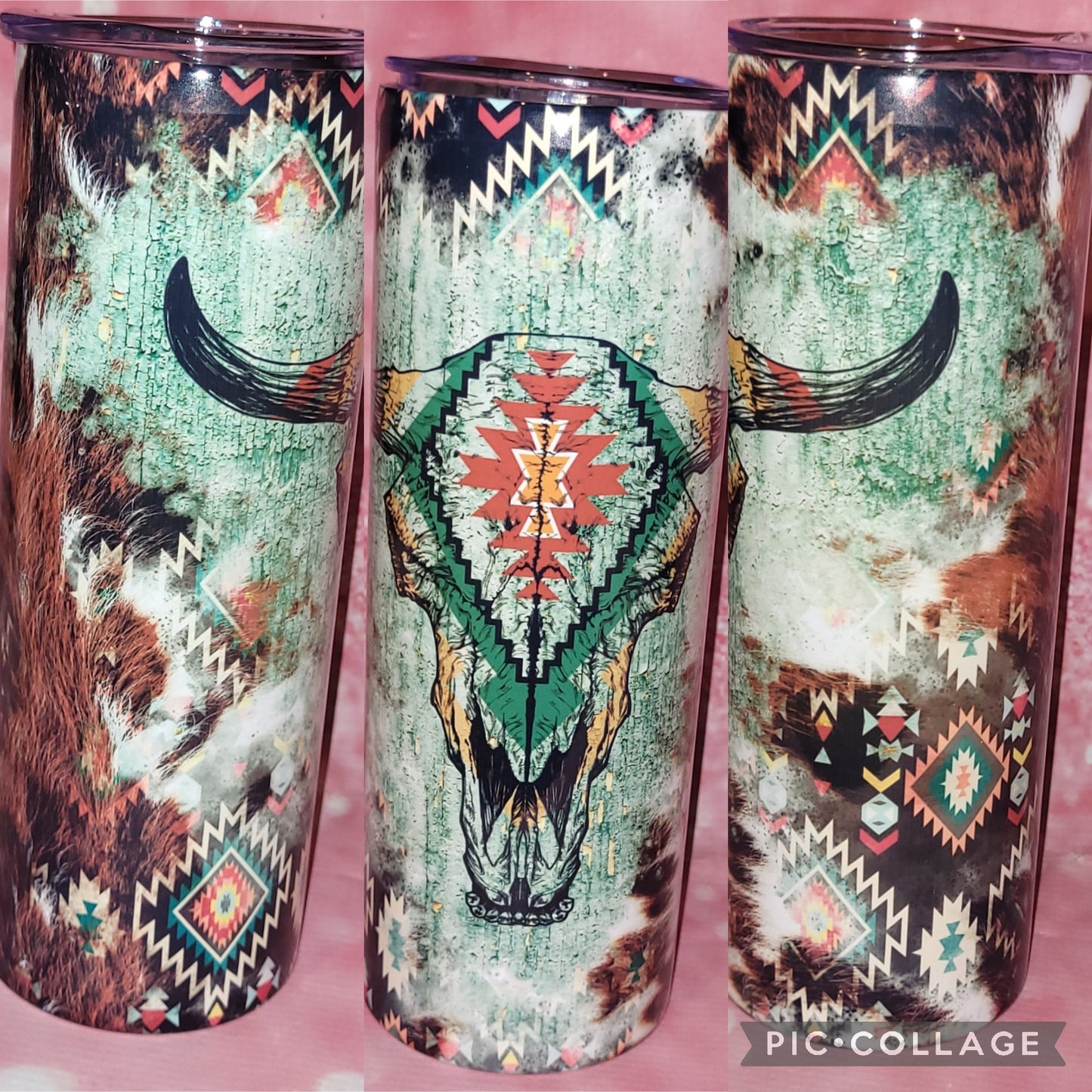 S28 Aztec Bullskull 20oz Tumbler