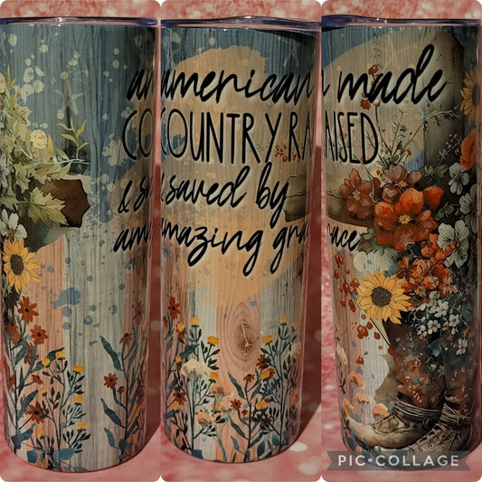 S25 American Made Country Raised 20oz Tumbler