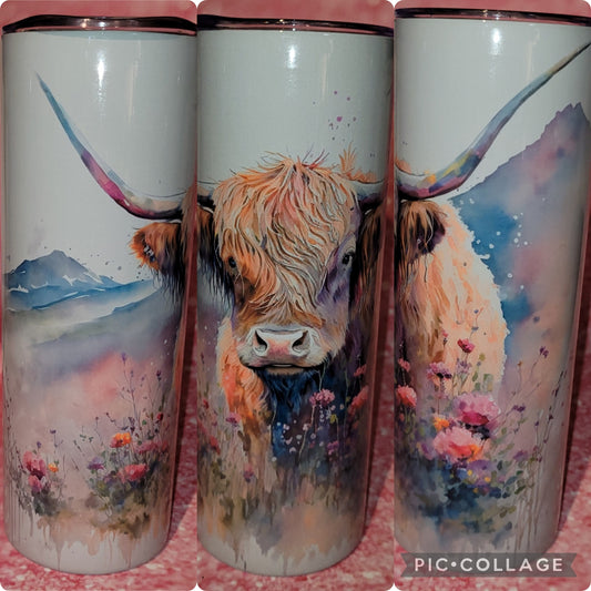 C137 Highland Cow 20oz Tumbler