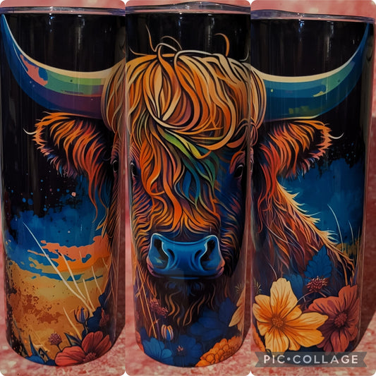 C138 Highland Cow 20oz Tumbler