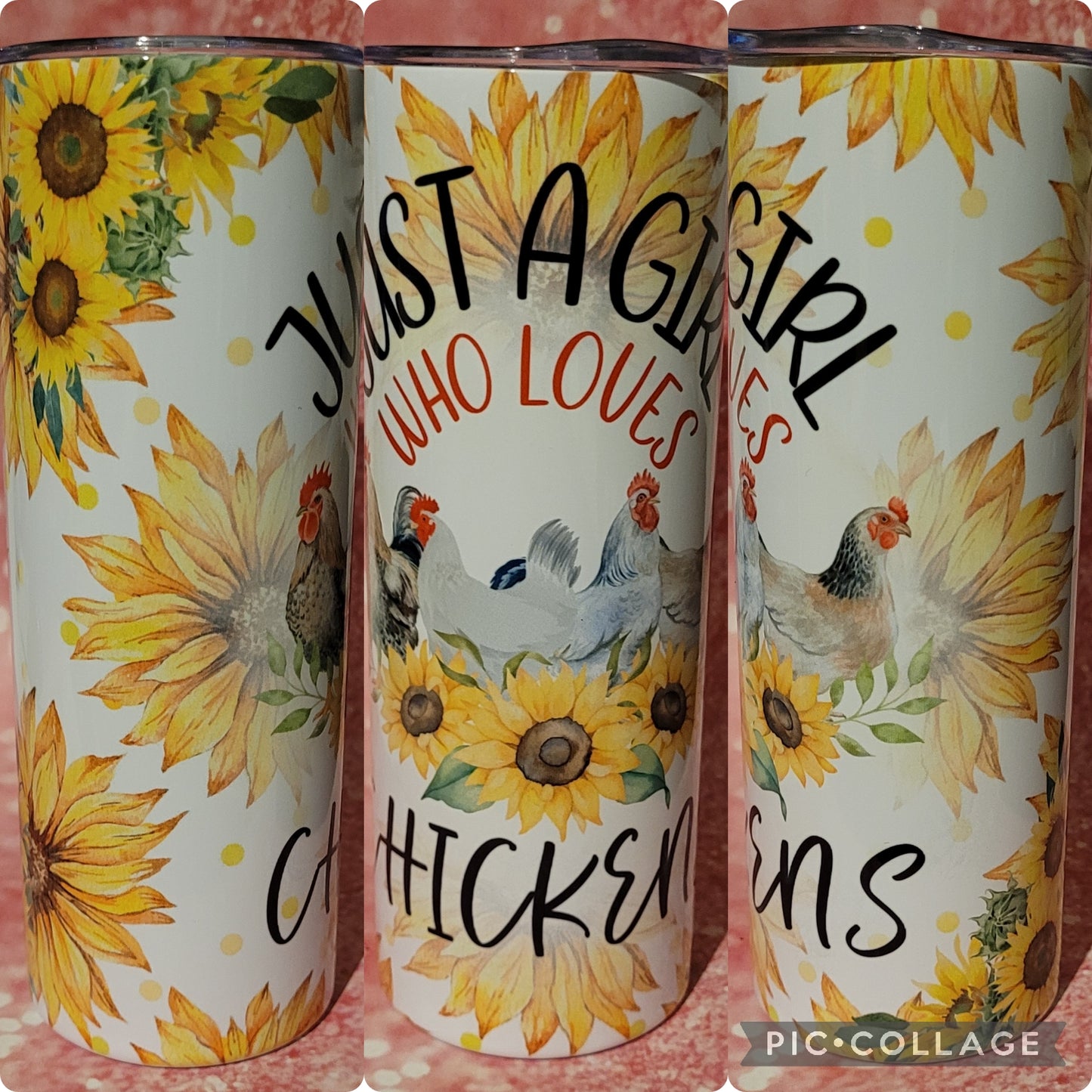 C171 Just A Girl Who Loves Chickens 20oz Tumbler