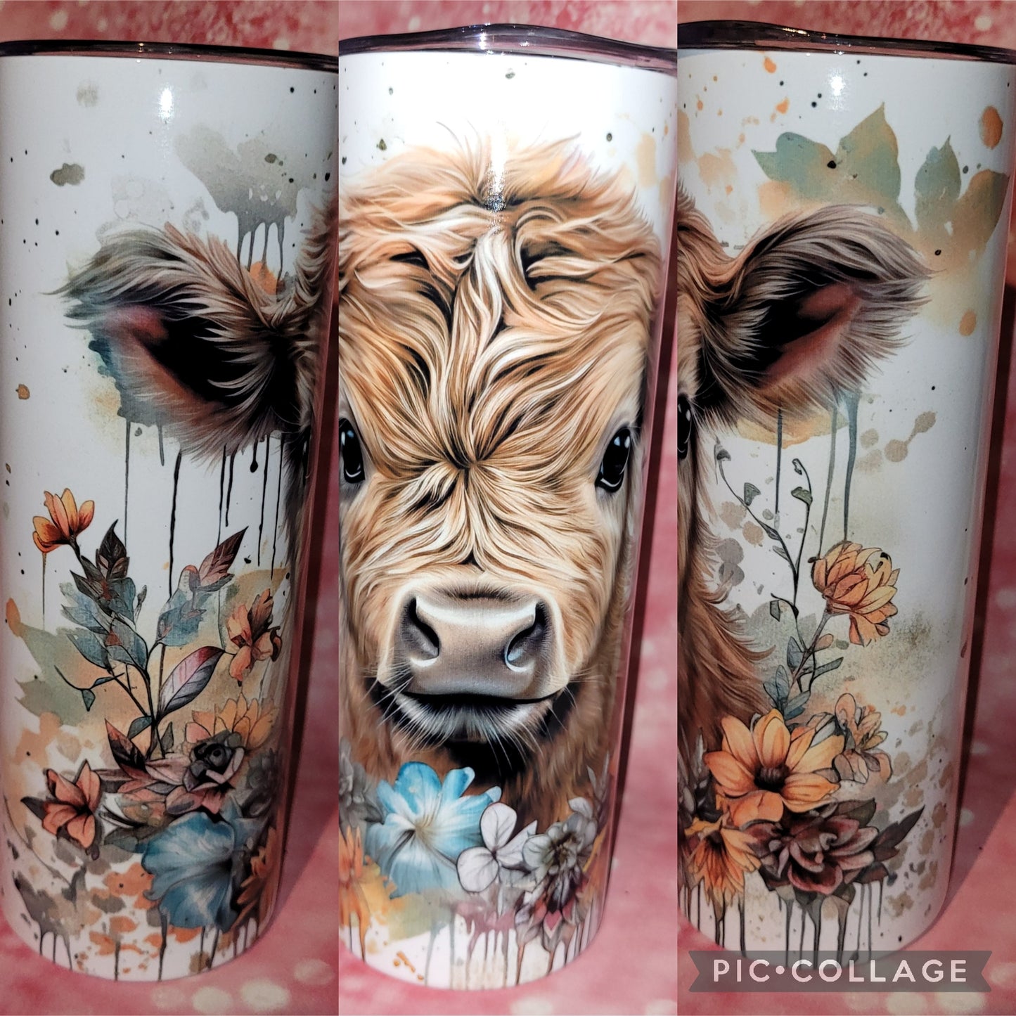 C141 Highland Cow 20oz Tumbler