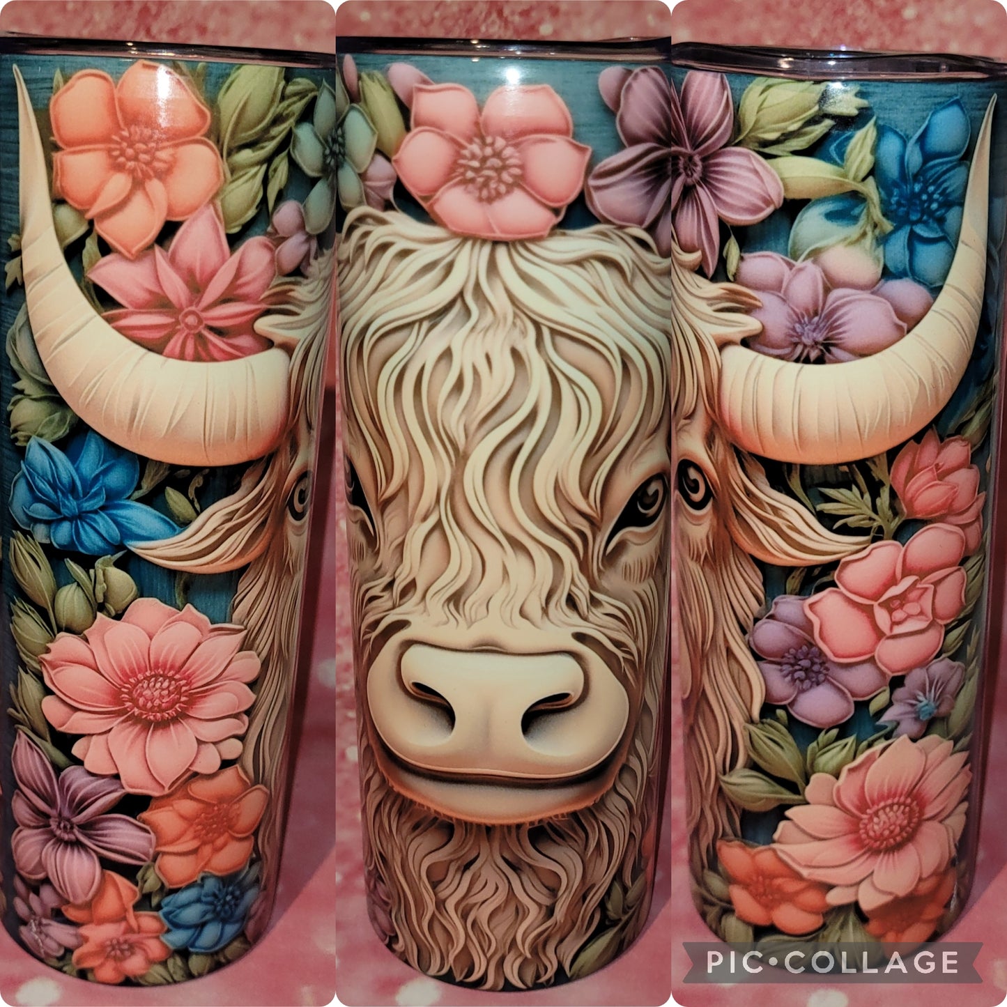 C142 Highland Cow 20oz Tumbler