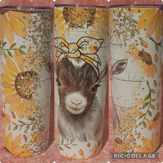 C95 Floral Goat 20oz Tumbler