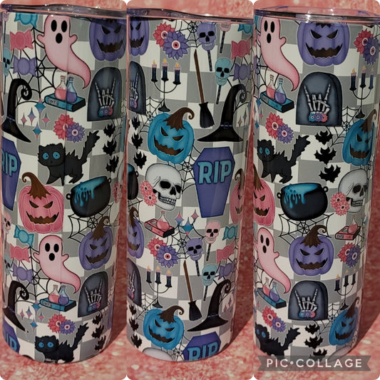 L16 Halloween Collage 20oz Tumbler