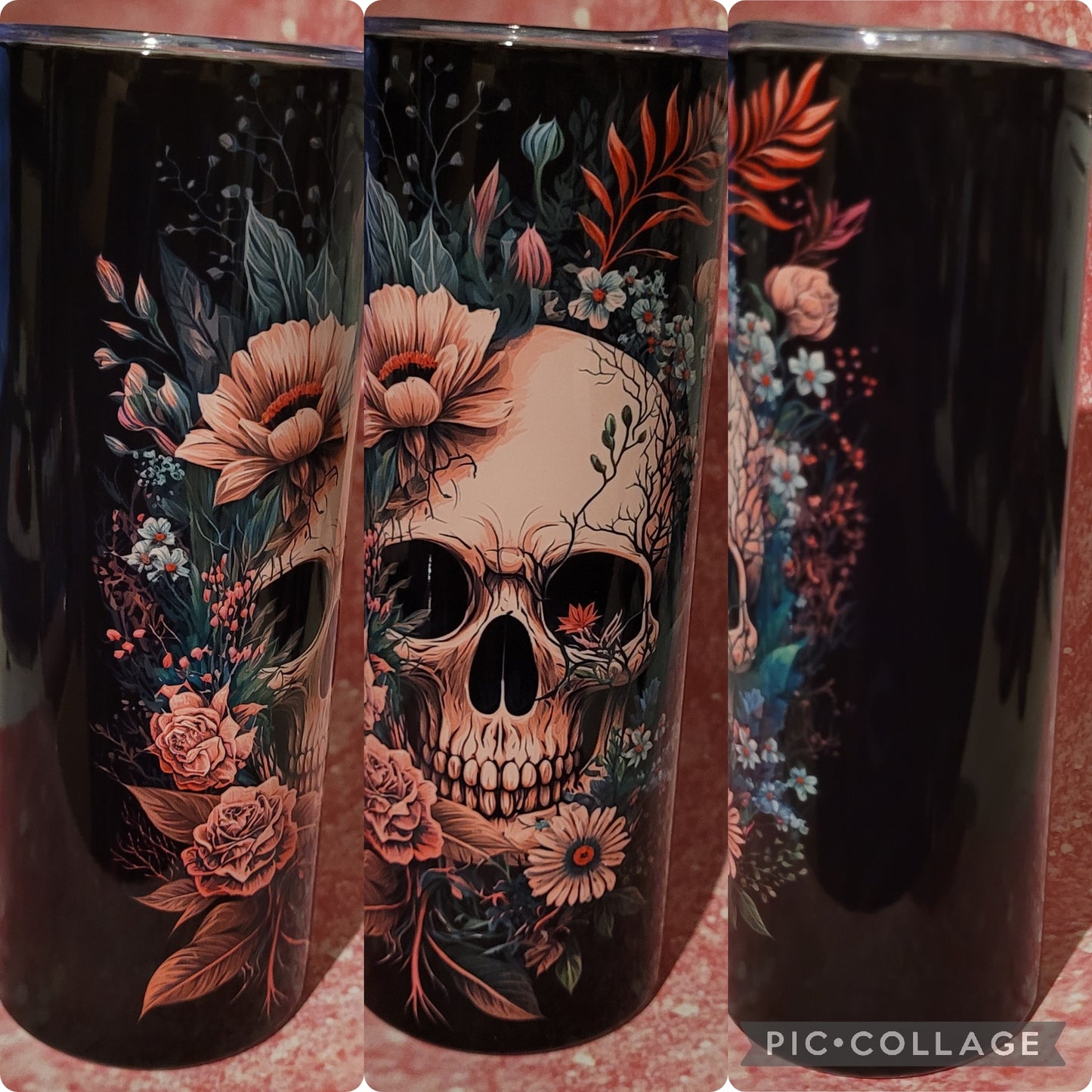 L26 Pink Skull 20oz Tumbler