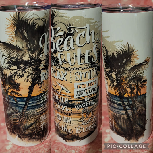 B13 Beach Rules 20oz Tumbler