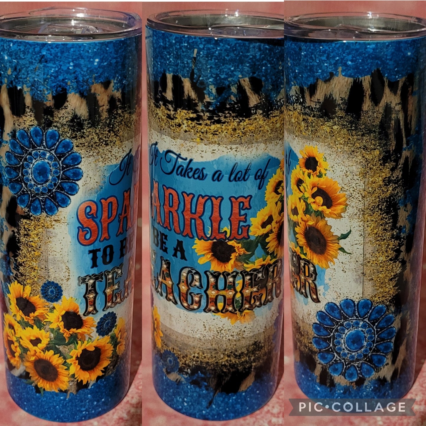 O3 It Takes A Lot Of Sparkle To Be A Teacher 20oz Tumbler