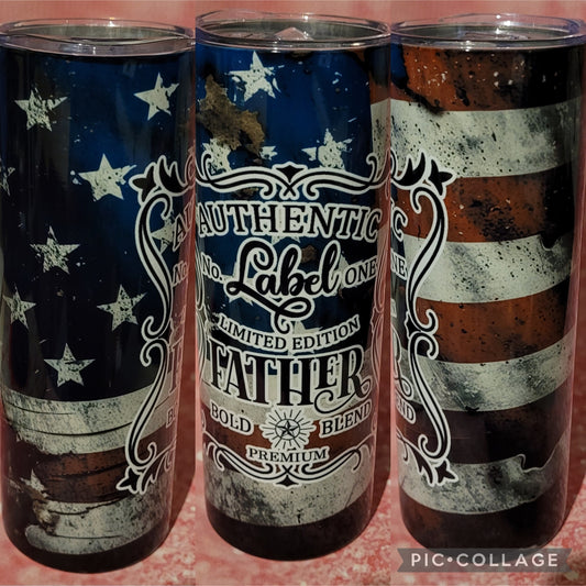 P5 Authentic Label Father 20oz Tumbler