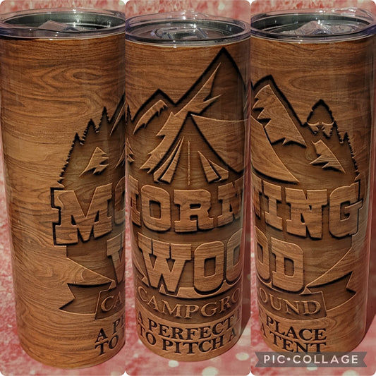 S148 Morning Wood Campground 20oz Tumbler