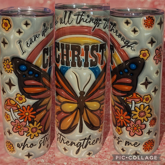 R46 I Can Do All Things Through Christ 20oz Tumbler