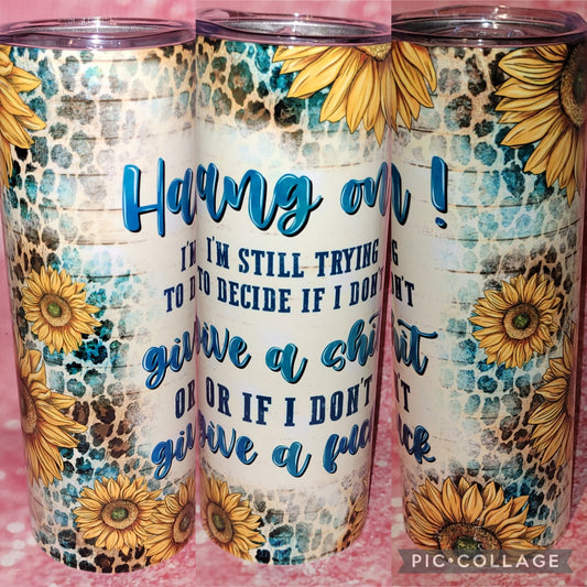 S106 Hang On 20oz Tumbler