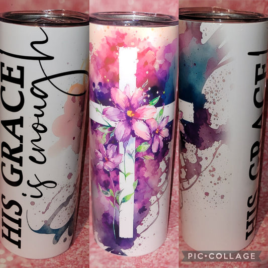 R39 His Grace Is Enough 20oz Tumbler