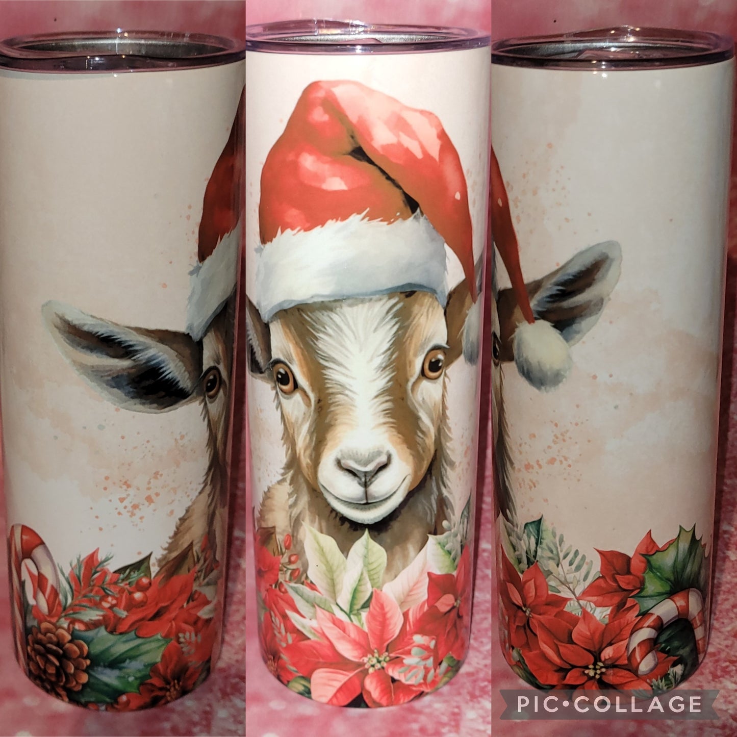 C60 Christmas Goat 20oz Tumbler