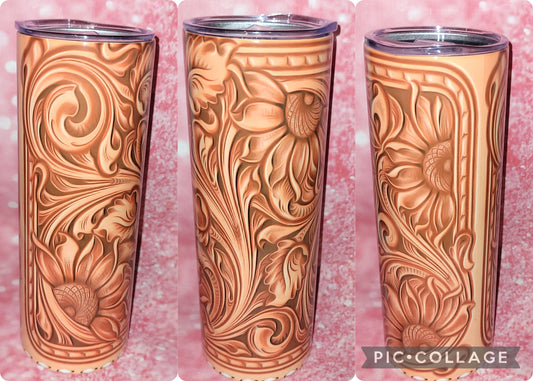 D14 Western Sunflower 20oz Tumbler