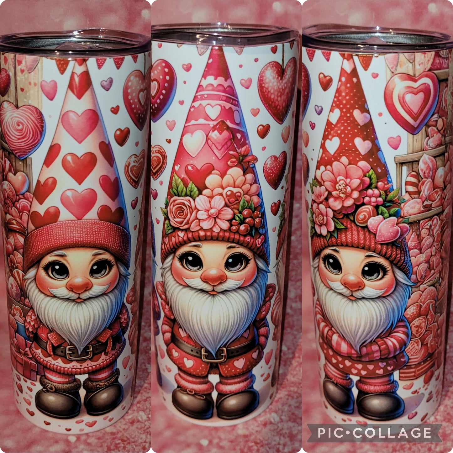 E22 Heart Gnomes 20oz Tumbler