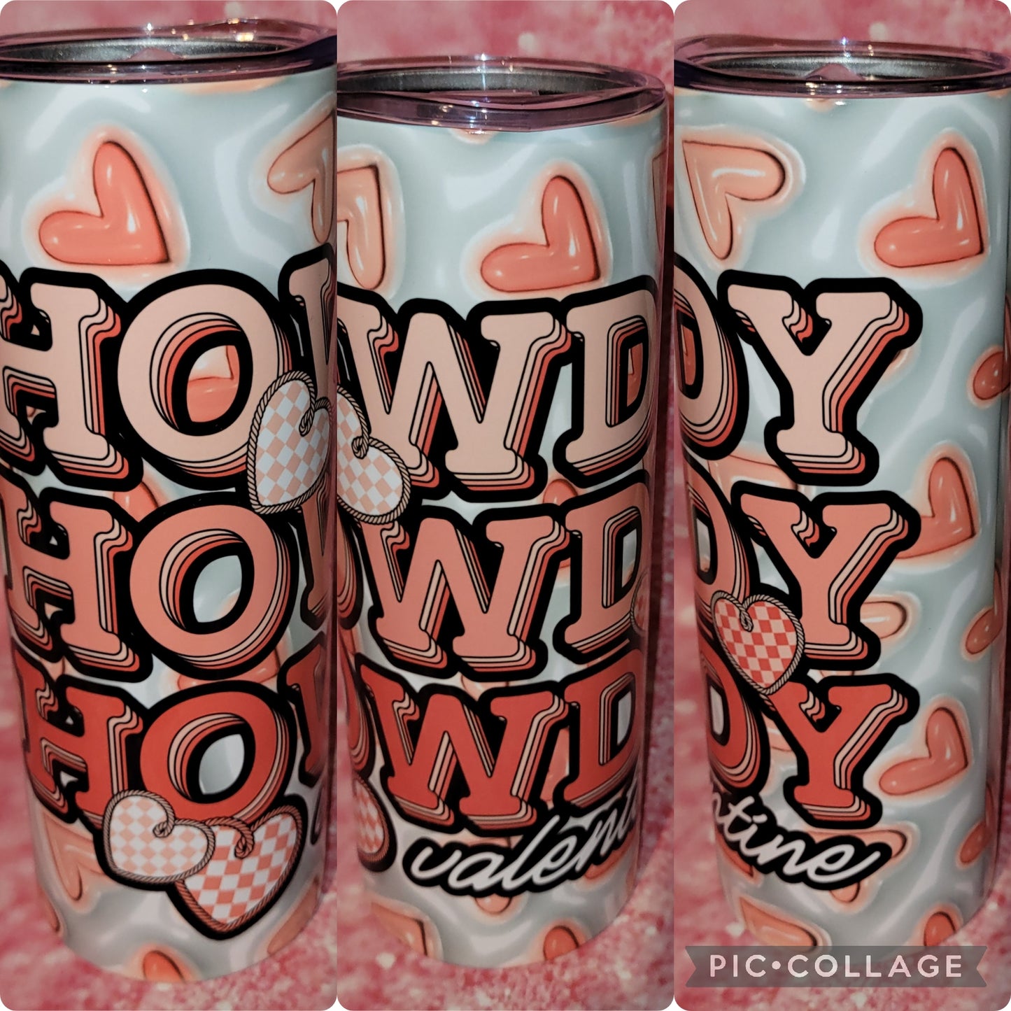 C161 Howdy Valentine 20oz Tumbler