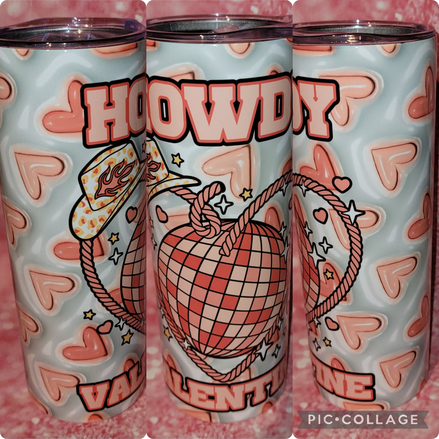 C159 Howdy Valentine 20oz Tumbler