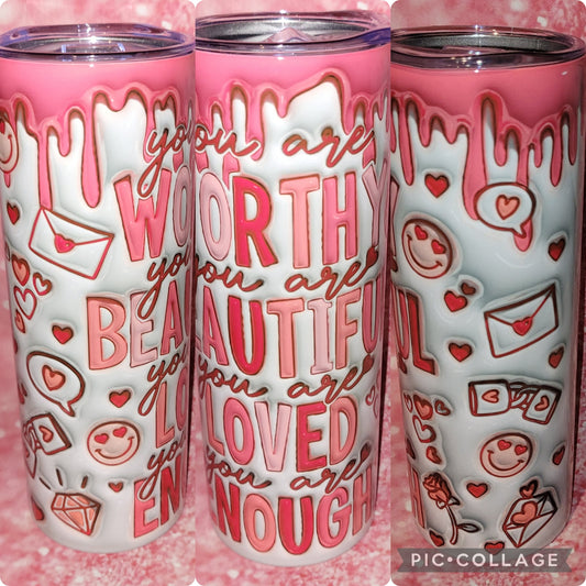 R99 You Are Worthy 20oz Tumbler