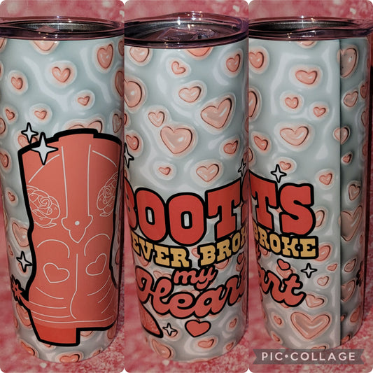 C36 Boots Never Broke My Heart 20oz Tumbler