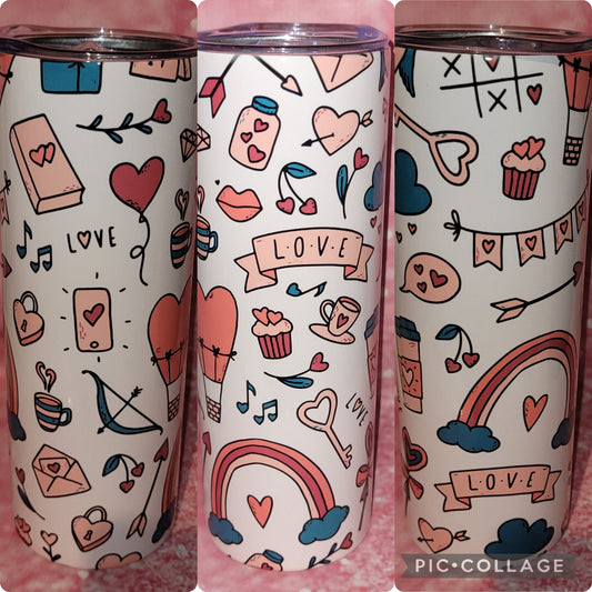 E46 Valentines collage 20oz Tumbler