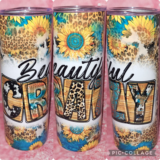 S73 Beautiful Crazy 20oz Tumbler