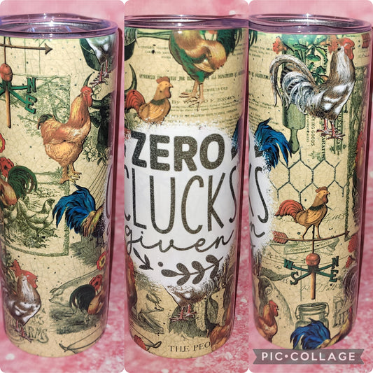 C283 Zero Clucks Given 20oz Tumbler